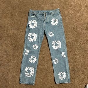 Denim Tears Wreath Jeans Light Wash